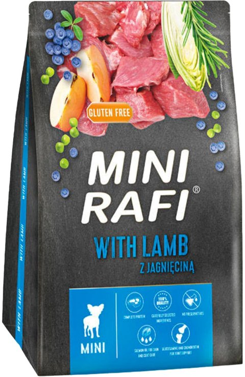 Sucha Karma Dla Psa RAFI MINI Adult z Jagnięciną 3 kg - 2 szt.