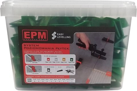 KLIPSY SYSTEM UKŁADANIA PŁYTEK EASY LEVELING 200SZT. 3MM