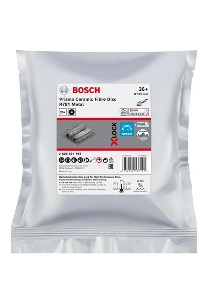 KRĄŻEK FIBROWY 125MM EXPERT PRISMA XL R781 36G SZT.