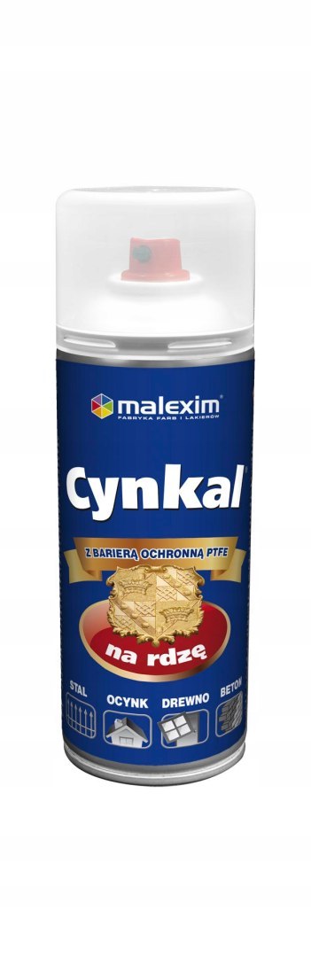 AEROZOL CYNKAL 0.4L SZARY JASNY RAL 7040