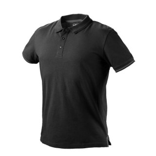 KOSZULKA POLO DENIM CZARNA ROZMIAR XXXL