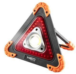 LAMPA BATERYJNA + TRÓJKĄT OSTRZEGAWCZY 2 W 1