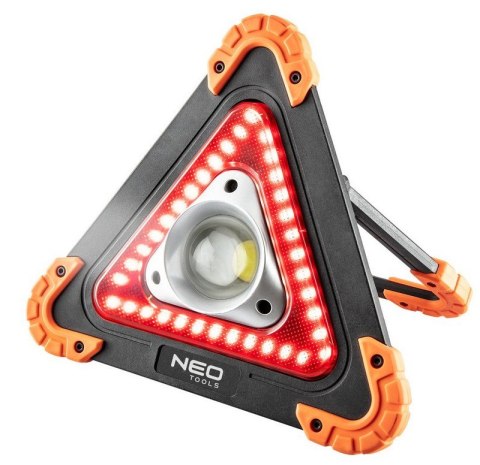 LAMPA BATERYJNA + TRÓJKĄT OSTRZEGAWCZY 2 W 1