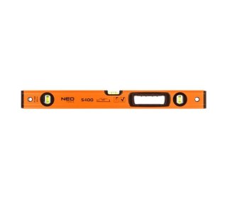 POZIOMICA ALUMINIOWA S 400 3 LIBELLE 2 UCHWYTY 60CM