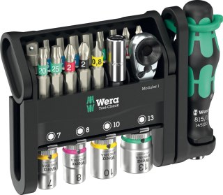ZESTAW BITY I NASADKI TOOL-CHECK MODULAR 1, 21 CZĘŚCI