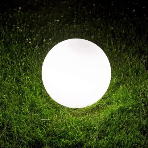 LAMPA OGRODOWA ARGENTO 40 BIAŁA KULA E27