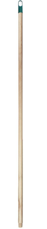 KIJ GWINTOWANY DREWNIANY LAKIEROWANY 130CM KOŃCÓWKA ZIELONA