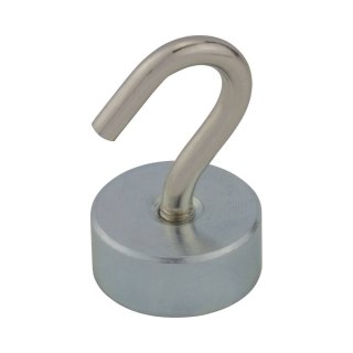 MAGNES NEODYMOWY OKRĄGŁY Z HACZYKIEM M4 19*8MM 2 SZT STAHL