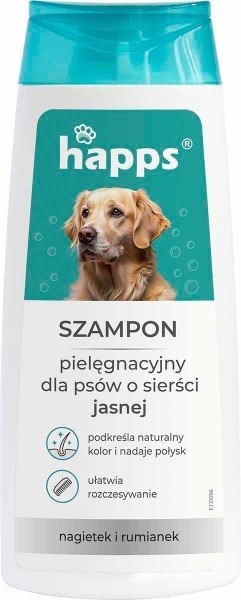 HAPPS - szampon pielęgnacyjny dla psów o sierści jasnej 200ml