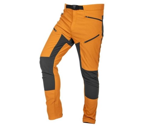 SPODNIE ROBOCZE OUTDOOR 4 WAY STRETCH MUSZTARD.-SZARE ROZ L