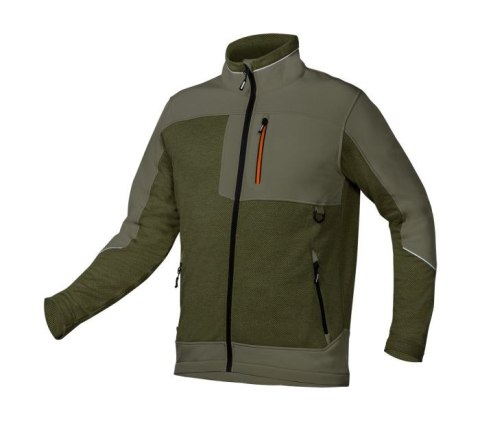 BLUZA SOFTSHELL OUTDOOR ZIELONA ROZMIAR XXL