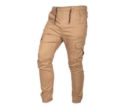 SPODNIE ROBOCZE OUTDOOR TYPU JOGGER BEŻOWE ROZMIAR XXL