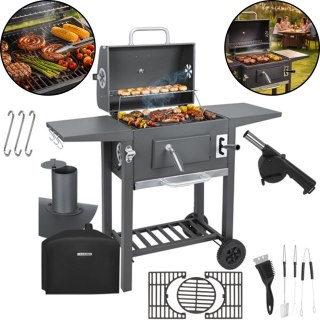 Grill Ogrodowy Z Pokrywą 105x110x50cm Kaminer