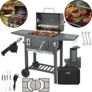Grill Ogrodowy Z Pokrywą 105x110x50cm Kaminer