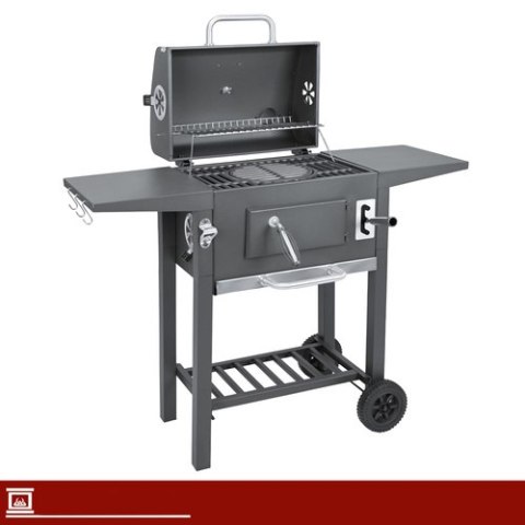 Grill Ogrodowy Z Pokrywą 105x110x50cm Kaminer