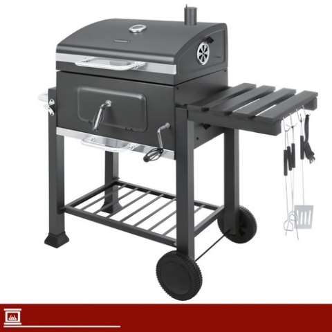 Grill Ogrodowy Z Pokrywą 114x67x120cm Kaminer