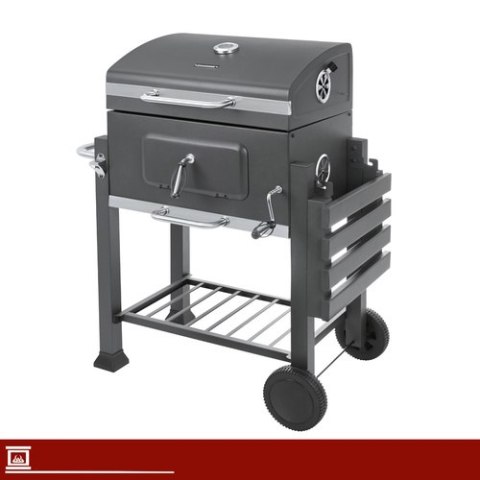 Grill Ogrodowy Z Pokrywą 116x70x110cm Kaminer