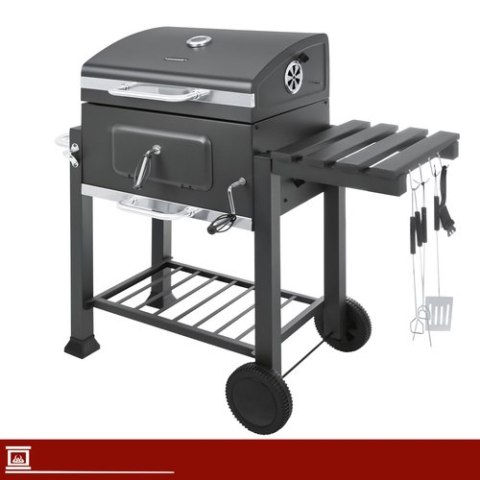 Grill Ogrodowy Z Pokrywą 116x70x110cm Kaminer