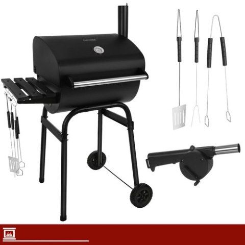 Grill Ogrodowy Z Pokrywą 82x51x117cm Kaminer
