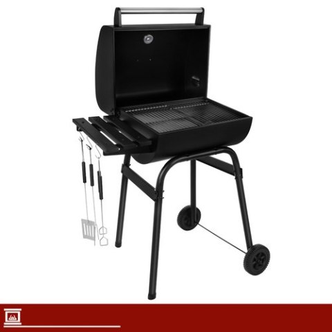 Grill Ogrodowy Z Pokrywą 82x51x117cm Kaminer