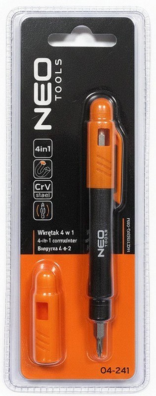 MINI WKRĘTAK 4W1 + BITY SL3/SL4/PH0/PH1