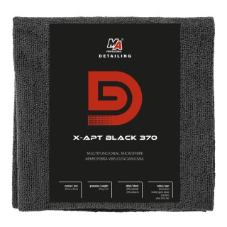 DETAILER MIKROFIBRA X-APT BLACK 370G/M2 40*40